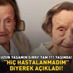 Uzun yaşamanın sırrı! “Hiç hastalanmadım!” Diyerek açıkladı! Tam 111 yaşında! “Görünüşe göre o 3 malzemeli içecek…”