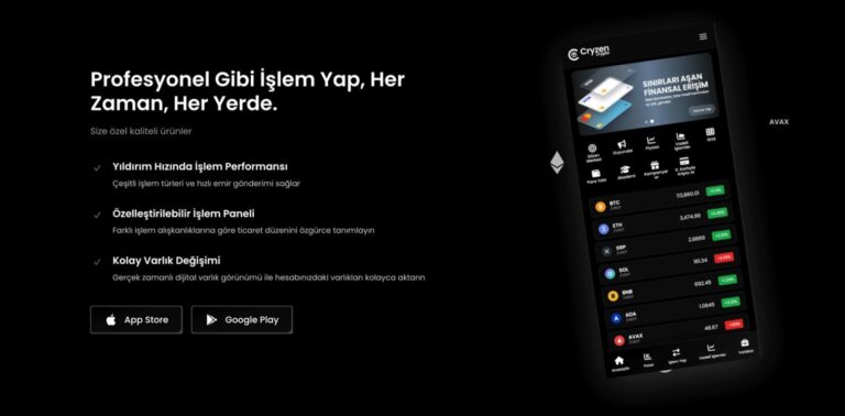 Cryzen crypto ile Türk yatırımcılarına özel avantajlı kripto çözümleri