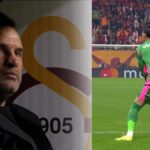Galatasaray kırmızı kartı bekliyordu! Promise David 3 dakika sonra golü attı